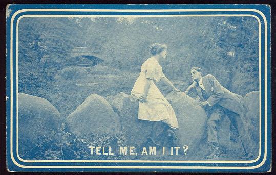 Image for COURTING COUPLE ALONG RIVER BANK