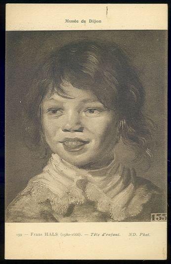 Postcard - Tete D'enfant By Frans Hals