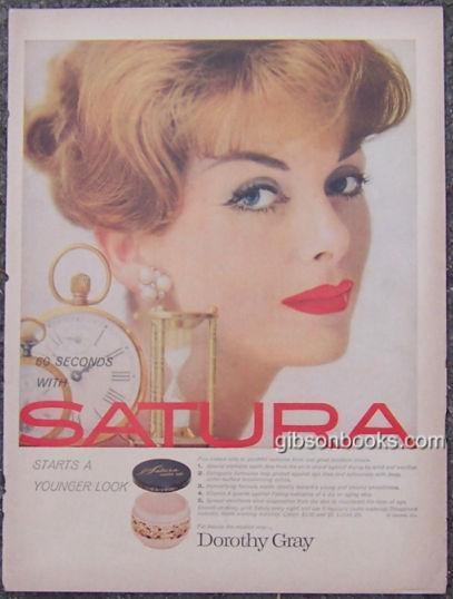 Image for 1957 SATURA BY DOROTHY GRAY MAGAZINE ADVERTISEMENT