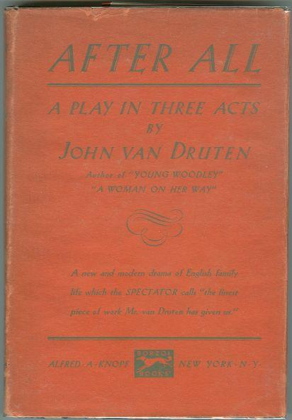 Van Druten, John - After All a Play in Three Acts