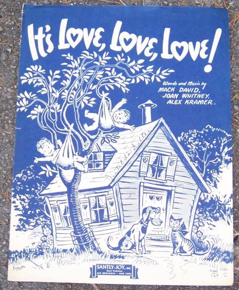 Sheet Music - It's Love, Love, Love