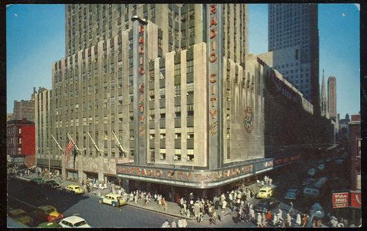 Postcard - Radio City Music Hall, New York City