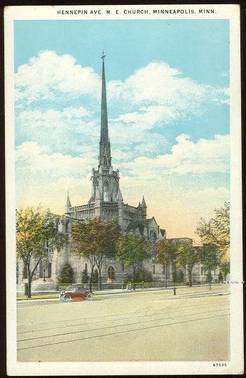 Image for HENNEPIN AVE M.E. CHURCH, MINNEAPOLIS, MINNESOTA