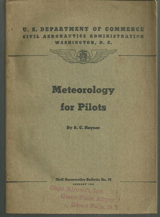 Image for METEOROLOGY FOR PILOTS