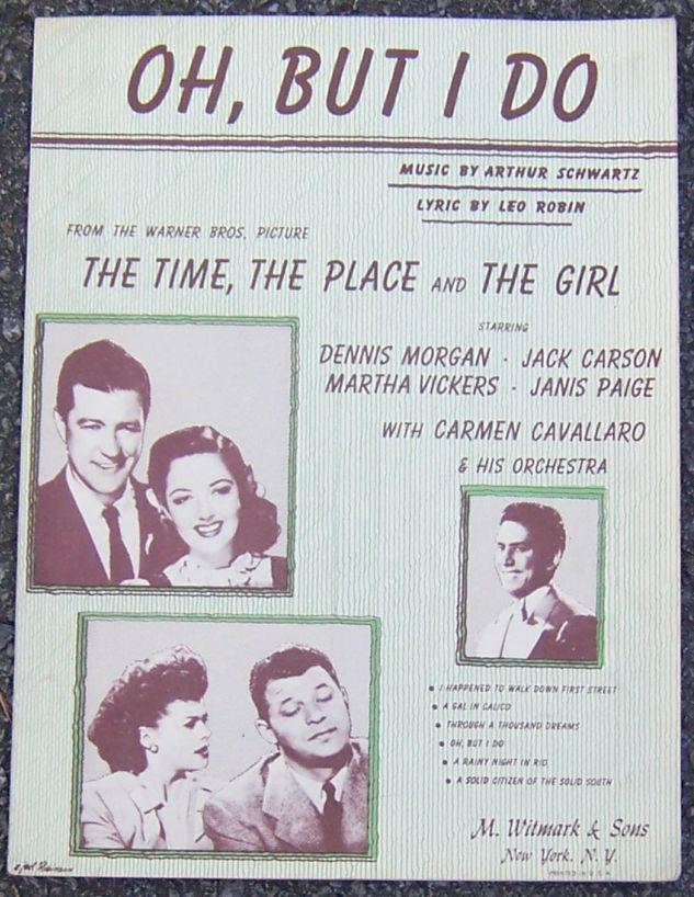 Sheet Music - Oh, But I Do
