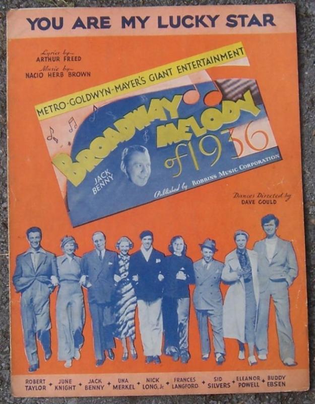Sheet Music - You Are My Lucky Star