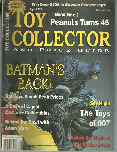 Image for TOY COLLECTOR MAGAZINE AND PRICE GUIDE AUGUST 1995