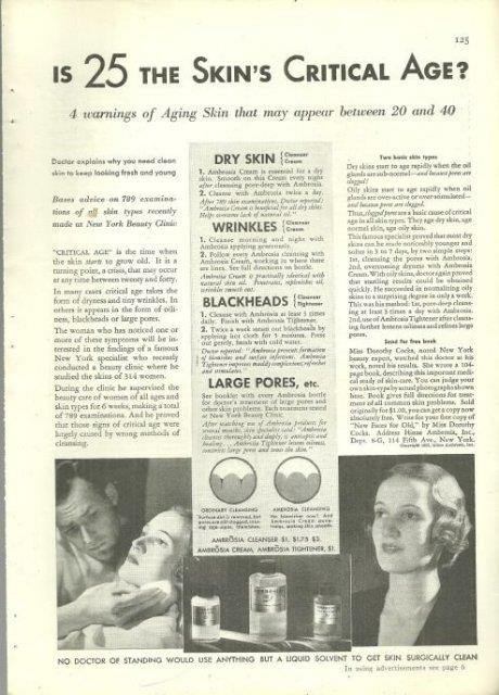 Advertisement - 1932 Good Housekeeping Magazine Advertisement for Ambrosia Cleanser