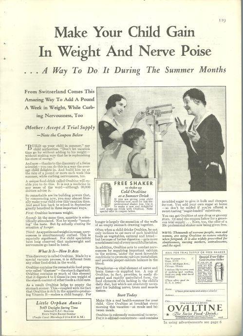 Advertisement - 1932 Good Housekeeping Magazine Advertisement for Ovaltine