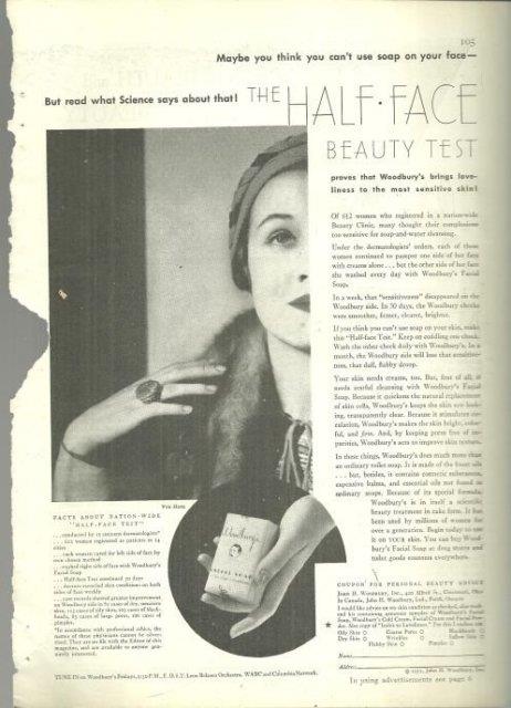 Advertisement - 1932 Good Housekeeping Magazine Advertisement for Woodbury Soap