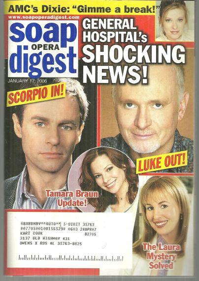 Soap Opera Digest - Soap Opera Digest January 17, 2006