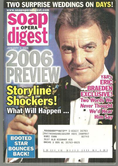 Soap Opera Digest - Soap Opera Digest January 3, 2006