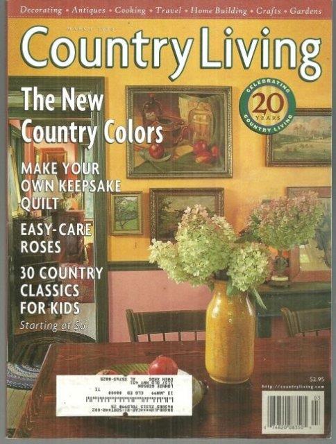 Country Living - Country Living Magazine March 1998