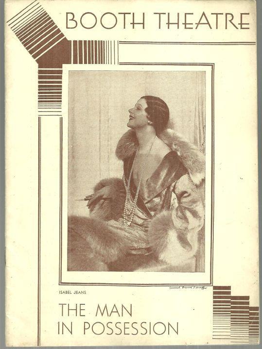 Playbill - Isabel Jeans in the Man in Possession, January 12, 1931