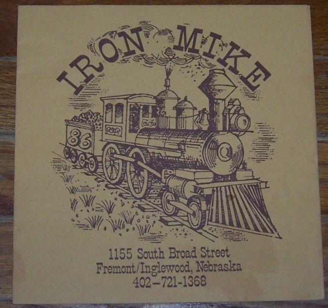 VINTAGE MENU FOR IRON MIKE, FREMONT/INGLEWOOD, NEBRASKA, Menu VINTAGE MENU FOR IRON MIKE, FREMONT/INGLEWOOD, NEBRASKA, Menu