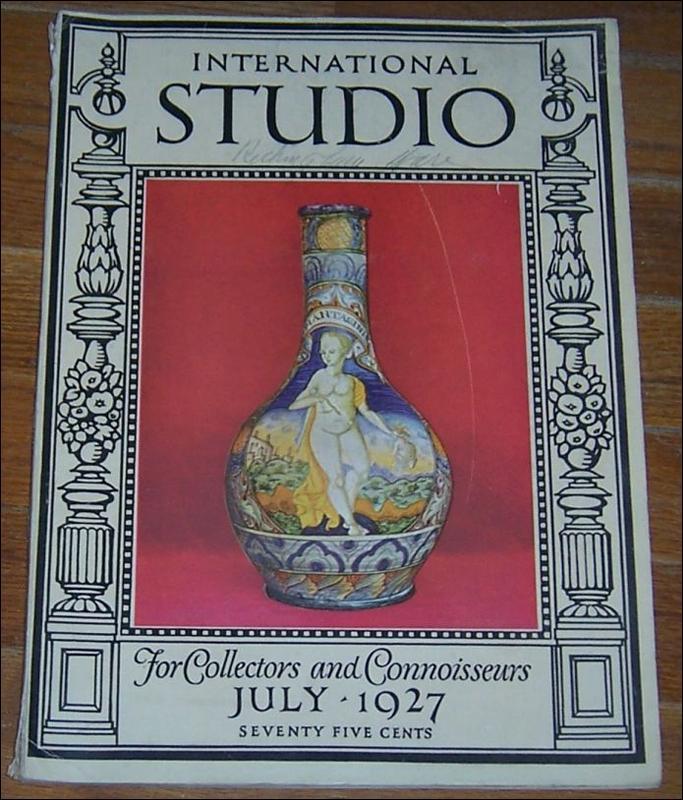 Image for INTERNATIONAL STUDIO ASSOCIATED WITH THE CONNOISSEUR MAGAZINE JULY 1927 A Magazine for Collectors