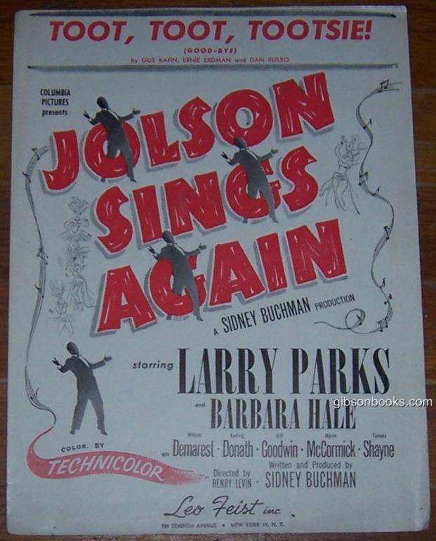 Sheet Music - Toot, Toot, Tootsie Good-Bye