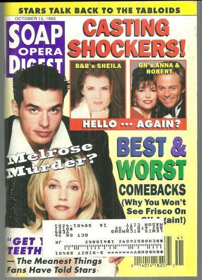 Soap Opera Digest - Soap Opera Digest October 10, 1995