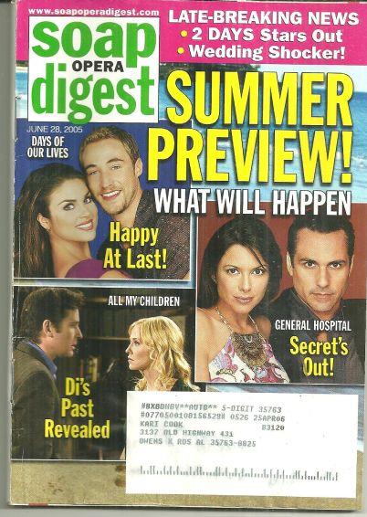 Soap Opera Digest - Soap Opera Digest June 28, 2005