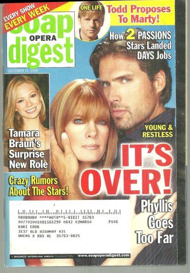 Soap Opera Digest - Soap Opera Digest October 14, 2008