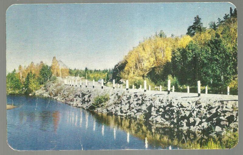 Postcard - Northern Highways Skirt Jewel-Like Lakes Providing Many Scenes Like This, Kakabeka Falls Hotel, Kakabeka Falls, Ontarion, Canada
