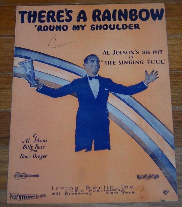 Sheet Music - There's a Rainbow 'round My Shoulder