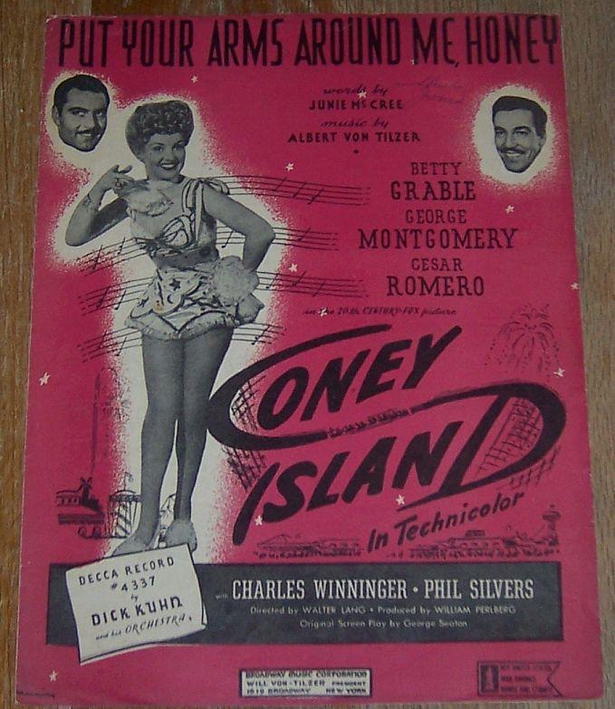 Sheet Music - Put Your Arms Around Me Honey