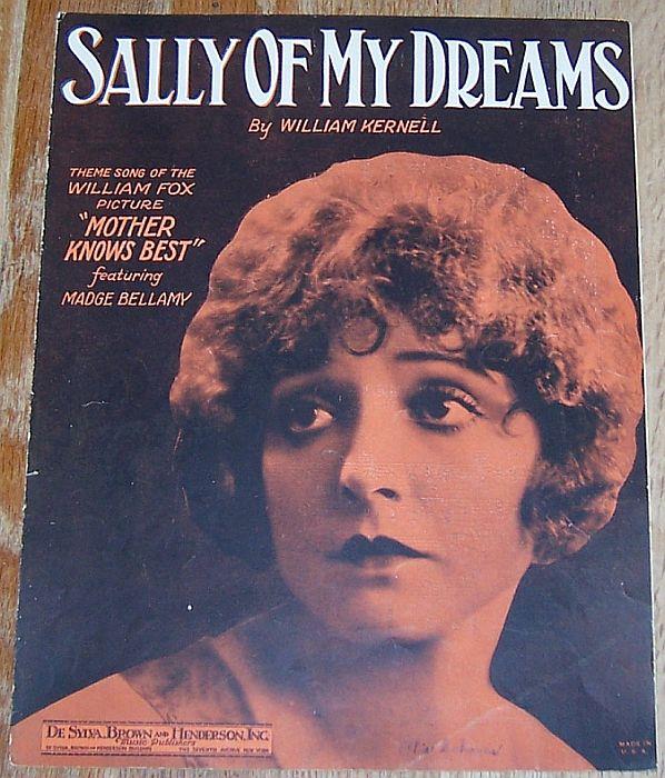 Sheet Music - Sally of My Dreams