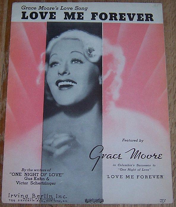 Sheet Music - Love Me Forever