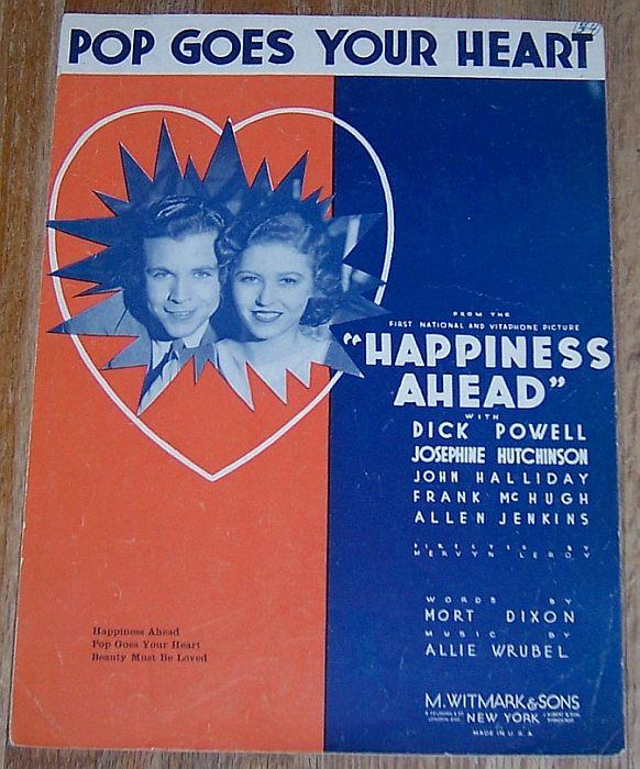 Sheet Music - Pop Goes Your Heart