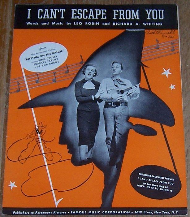 Sheet Music - I Can't Escape from You