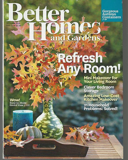 Image for BETTER HOMES AND GARDENS MAGAZINE OCTOBER 2013