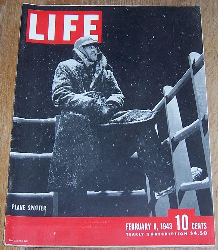 Image for LIFE MAGAZINE FEBRUARY 8, 1943