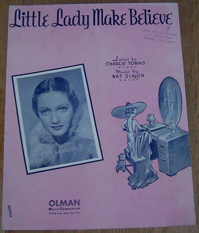 Sheet Music - Little Lady Make Believe