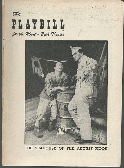 Playbill - Teahouse of the August Moon, June 14, 1954