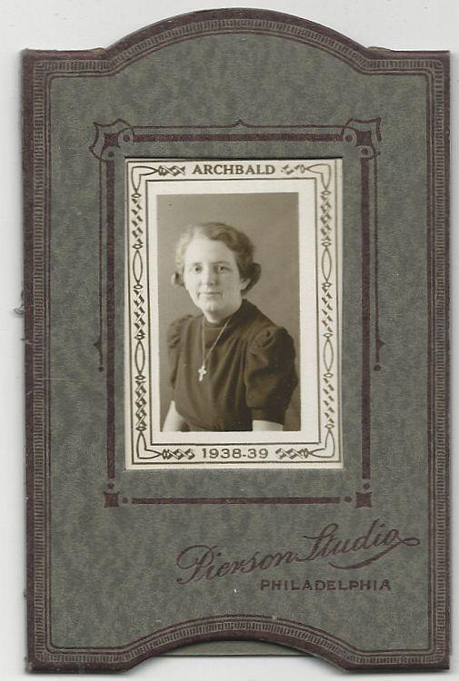 Photograph - Framed Photograph of Young Lady from Philadelphia