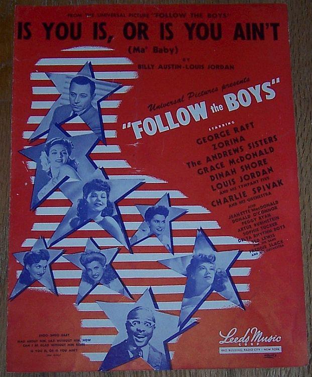 Sheet Music - Is You Is Or Is You Ain't Ma' Baby