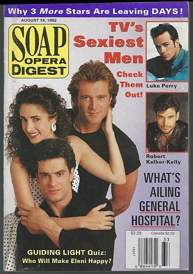 Image for SOAP OPERA DIGEST AUGUST 18, 1992