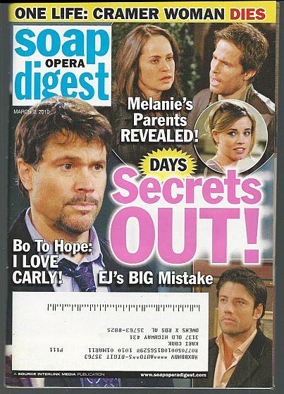 Soap Opera Digest - Soap Opera Digest March 2, 2010