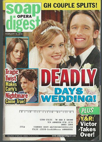 Image for SOAP OPERA DIGEST FEBRUARY 16, 2010