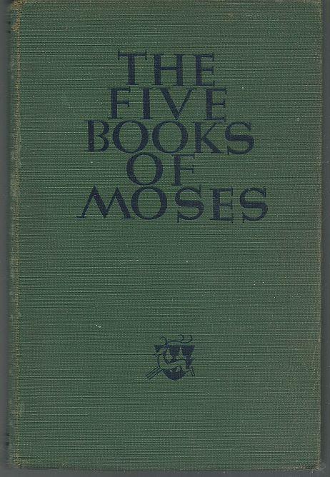 Image for FIVE BOOKS OF MOSES Selected and Translated for Jewish Youth