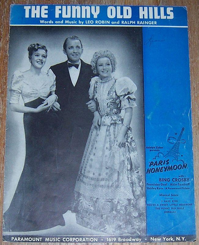 Sheet Music - Funny Old Hills
