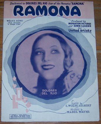 Sheet Music - Ramona