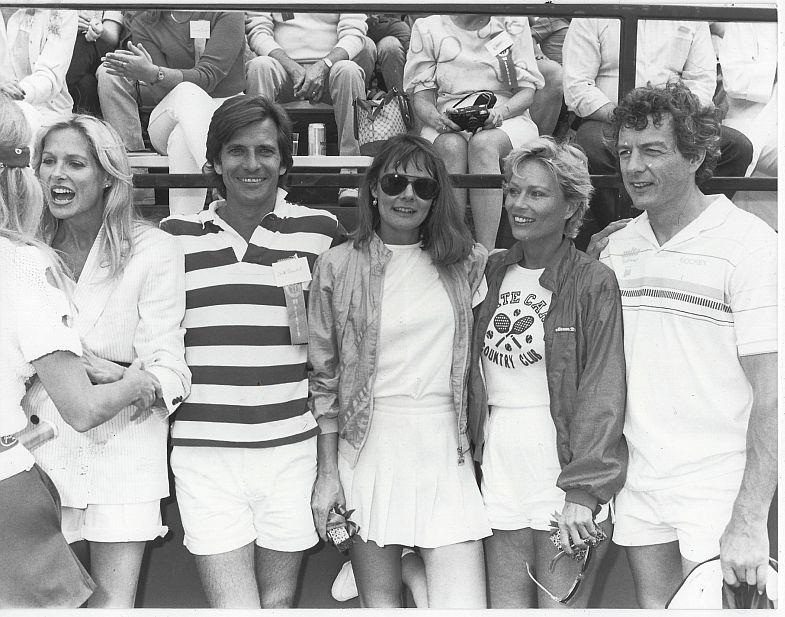 Photograph - Original Photograph Shelly Smith, Dirk Benedict, the a Team, Lynn Herring, General Hospital, Abby Dalton, Falcon Crest and Wayne Northrope, Dynasty