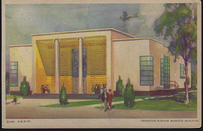 Image for CHRISTIAN SCIENCE MONITOR BUILDING, A CENTURY OF PROGRESS, INTERNATIONAL EXPOSITION 1933, CHICAGO, ILLINOIS