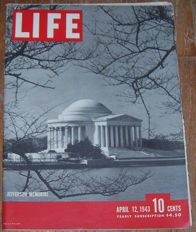Image for LIFE MAGAZINE APRIL 12, 1943