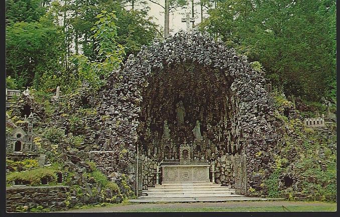 Postcard - Main Grotto, Ave Maria Grotto, Cullman, Alabama