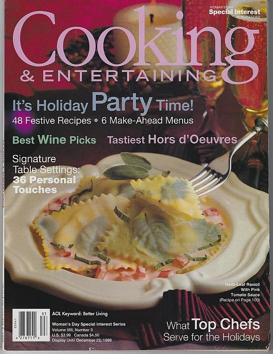 Woman's Day - Cooking and Entertaining December 1998