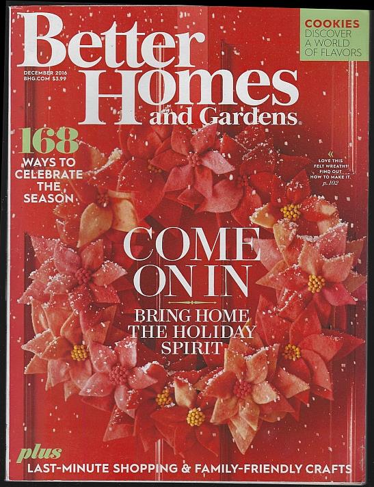Better Homes and Gardens - Better Homes and Gardens Magazine December 2016