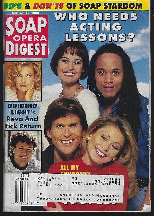 Soap Opera Digest - Soap Opera Digest March 14, 1995